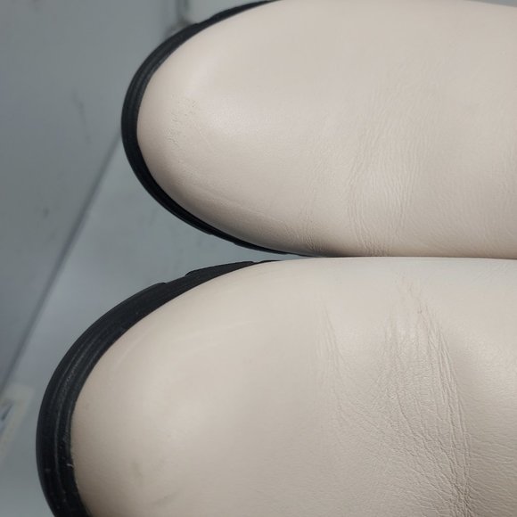 Blundstone Series 2160 Pearl Off-White/Pink Chelsea Heel Boot Size 8 EU 38 - Picture 8 of 11